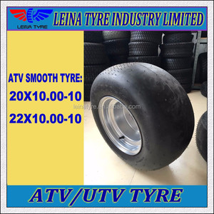 ATV Smooth <strong>Tire</strong> <strong>22</strong>/<strong>10</strong>-<strong>10</strong> for Rim Size <strong>10</strong>&quot; Diameter and 8&quot; Width