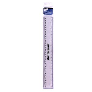 プラスチックスケールルーラー30CM三角建築家 - Product Image 5