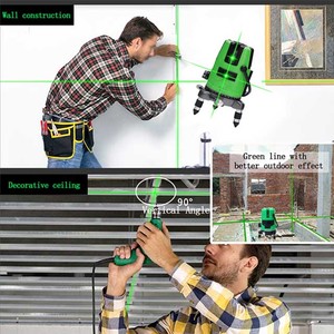 セルフレベリングレーザーレベル5ライン屋外クロスメジャーツール建設および測定用の高精度機器 - Product Image 6