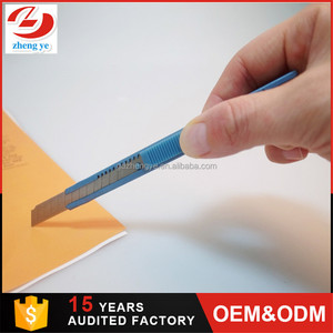 Cheap Office Daily Life Paper Box <strong>Cutter</strong> 9mm Snap Blade Metal Utility <strong>Cutter</strong> Knife - Product Image 5