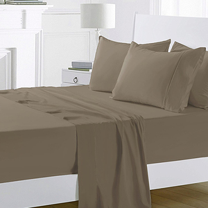 1800 TC Egyptian Quality Microfiber 4-Piece <strong>Sheet</strong> Set, King, Gray, Bed <strong>Sheets</strong> - Product Image 5