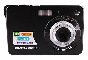 2.7&quot; Big Screen <strong>Digital</strong> <strong>Camera</strong> <strong>With</strong> Rechargeable Lithium Battery Compact <strong>Camera</strong> - Product Image 2