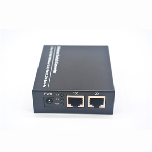 Source Factory Long Transmission 20-120キロGigabit 2 SFP Fiber 2 RJ45 Media ConverterためEthernet - Product Image 4