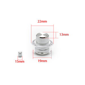 Potansiyometre döner gümüş topuzu 15x16mm ses kontrolü 6mm mil - Product Image 5