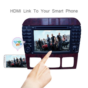 适用于奔驰S级<span class=keywords><strong>W220</strong></span>的Android车载<span class=keywords><strong>GPS</strong></span>导航立体声视频车载DVD播放器