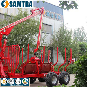 Forestry <strong>Machinery</strong> 8 Tons Logging Loader with Trailer - Product Image 5
