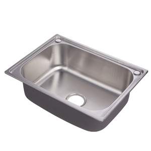 热销卫生五金收纳器不锈钢单碗厨房水槽 - Product Image 6