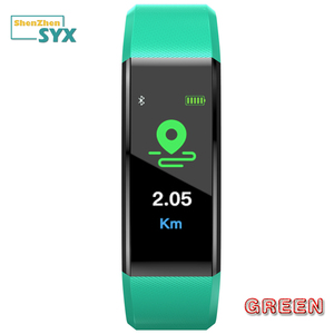 Kalp pili fiyat akıllı bilezik 115 p akıllı saat nabız monitörü su geçirmez dokunmatik ekran smartwatch