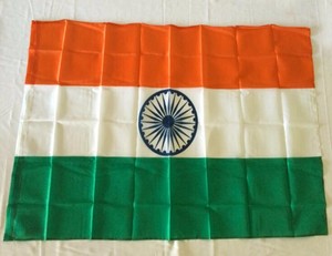 3*5ft Standard Plain Full Screen Polyester <strong>India</strong> National Day Celebration Custom Flag - Product Image 5