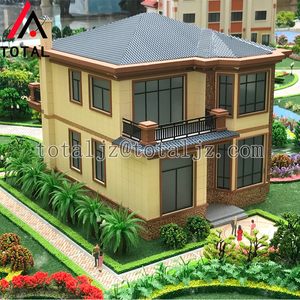 预制豪华 3d 别墅设计美丽的模块化建筑别墅 - Product Image 5