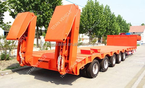 TITAN <strong>6</strong> <strong>Axles</strong> Heavy Duty Lowbed Truck Semi Lowboy , Detachable Gooseneck Lowboy <strong>Trailers</strong> ,gooseneck <strong>Trailer</strong> for <strong>Sale</strong>
