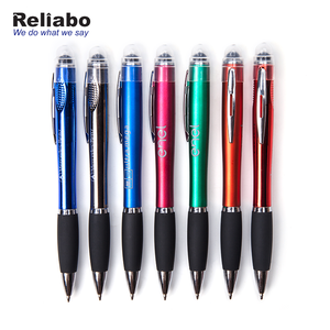 Reliabo 2018中国新产品定制独特设计点击动作塑料圆珠笔