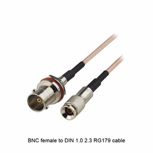 DIN 1.0/2.3连接器到BNC公母电缆同轴RG59 RG179 - Product Image 2