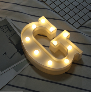 誕生日パーティーのための番号26文字の白いLEDマーキーサインアルファベットナイトライト - Product Image 2