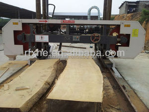 MJ3709 yatay şerit testere, kereste kesme şerit testere, büyük ahşap kereste fabrikası - Product Image 5