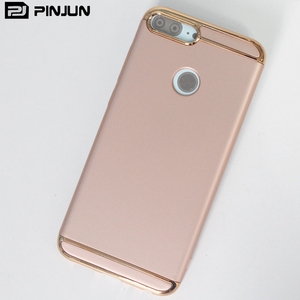 Huawei Honor用のプレミアム取り外し可能な電気プレート<span class=keywords><strong>PC</strong></span>バンパーマット電話ケースx6x7x8x9 9 lite play 40 plus x40gtバックカバー