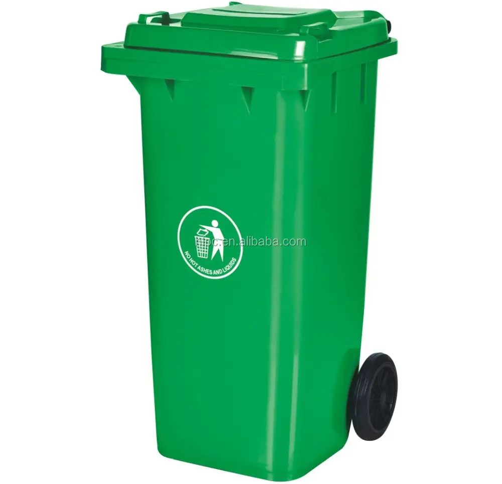 Dijual kualitas tinggi 120 liter sampah plastik sampah bin sampah sampah kontainer