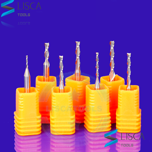 3.175mm sap küçük kesme uzunluğu tayvan karbür malzemeler çift flüt freze kesicisi CNC İki flüt spiral frezeler - Product Image 1