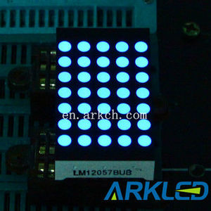 1.2インチ5X7青色ドットマトリックスLEDディスプレイ - Product Image 6