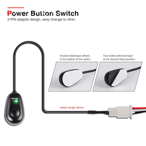 Liwiny offroad <span class=keywords><strong>LED</strong></span> ışık çubuğu kablo demeti sigorta 12V 40Amp röle ON-OFF su geçirmez anahtarı j-eep SUV ATV