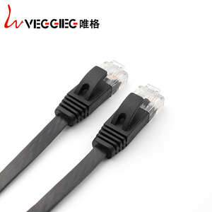 Düz Cat 6 Ethernet Kablosu Yama Kablosu Düz İnternet Ağ Lan yama kablosu - Product Image 6