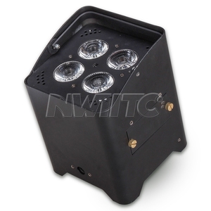 ไฟ LED rgbwa 6in1 UV แบบไร้สาย4x18W ไฟสปอตไลท์สำหรับ DJ ดิสโก้พร้อมพลังงานแบตเตอรี่ - Product Image 3
