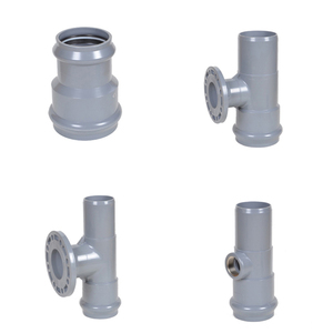 UPVC <strong>PVC</strong> Plastic Pipe Fitting 45 Degree <strong>Elbow</strong> Dimensions With Rubber Ring - Product Image 4