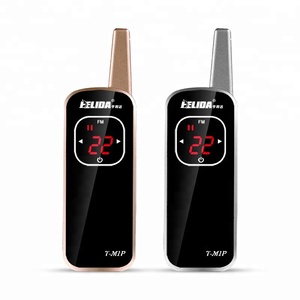 HELIDA M1P Mini Walkie Talkiefor Kty Hotel a due vie con <span class=keywords><strong>Display</strong></span> <span class=keywords><strong>LCD</strong></span> Ham Radio plastica 2018 25 canali 400-520mhz palmare 700mah