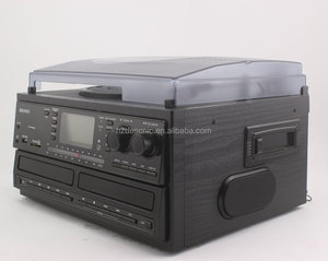 Doble reproductor de CD de gramófono automático Correa giratoria de cassette de codificación reproductor de vinilo de grabación de cd Player - Product Image 3
