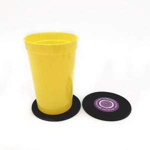 Parti dekorasyon özel yuvarlak pvc coaster
