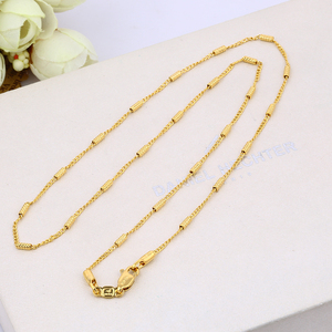 Xuping moda en popüler son 24 k altın yeni model fantezi kadın uzun kolye zinciri - Product Image 2