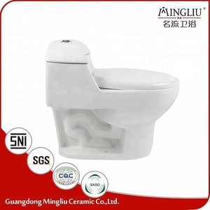 SNI Certified Excellent Quality Promotional Bathroom One Piece <strong>Toilet</strong> for Sale