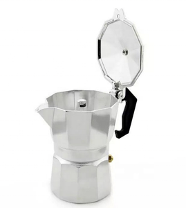 Soba üst alüminyum Moka Pot kahve 1/2/3/6 /9/12 bardak Espresso italya türk kahve makinesi su ısıtıcısı - Product Image 5