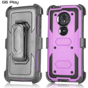 重型装甲组合混合外壳皮套适用于 Moto G6 Play/Moto E5/Moto G6 Forge Protector 封面 - Product Image 2