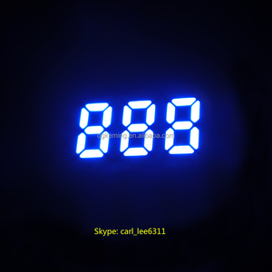HOUKEM-2531-BB anodo comune 0.25 3 cifre 7 segmento display a led blu - Product Image 3