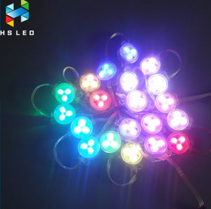 Address Led-leuchten Outdoor 30mm RGB 5050 Pixel 12 v Led Punkt Licht 0,72 watt Led-modul