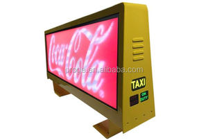 4G/3G/USB/Wifi sheen async controller ad alta definizione P2.5 P5 outdoor full color wireless taxi led top light display - Product Image 2
