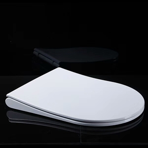 תיקון למעלה לדחוף כפתור אחת קל התקנה Duroplast UF Toile מכסה כיסוי מושב
