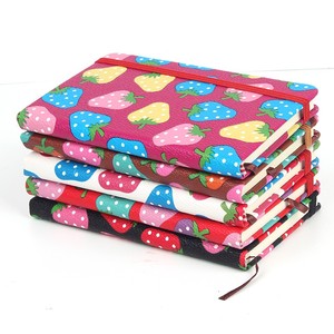 Cooig Professional Softcover Strawberry Notebook with <strong>Elastic</strong> <strong>String</strong> - Product Image 6