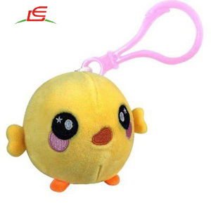 Hayvan 3-Inch klip-on peluş pamuk anahtarlık Unisex dolması anahtarlık işlemeli Logo ile küçük boy 5cm yükseklik PP dolum - Product Image 5