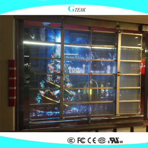 Şeffaf <span class=keywords><strong>led</strong></span> ekran pencere reklam See through
