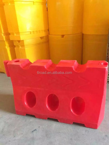 Red Color Plastic NEW Jersey <strong>Barrier</strong>, Water Filled Traffic Plastic <strong>Barrier</strong> - Product Image 2