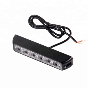 ไฟแฟลช LED 6W ไฟเตือน LED บาร์กันน้ำ12V อเนกประสงค์สำหรับรถเทรลเลอร์รถบรรทุกมอเตอร์ไซค์ Macon พลังงานสูง - Product Image 1