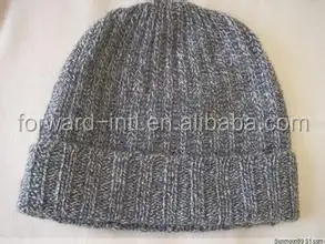 2014 Men Hat Hot Popular Men's Knit Hat Pattern For Winter