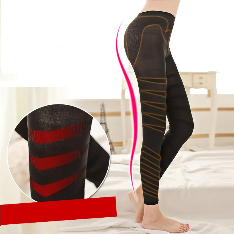 Donne Funzionale Forma Pressurizzato Leggings Senza Soluzione di Continuità di Sonno Che Dimagrisce I Pantaloni di sport di usura