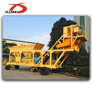 เครื่องคอนกรีต25m 3 /H มินิแบบพกพาคอนกรีตผสมราคาพืชที่มี0.5m3ผสม
