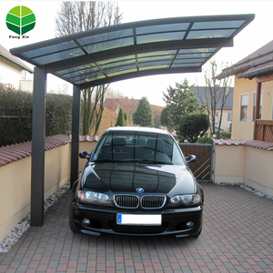 2024Aluminium Solar Roof System Polycarbonate Carport Pergola Parallel Parking Racking <strong>Structure</strong> for Garage Car Shelter <strong>Shade</strong> - Product Image 2