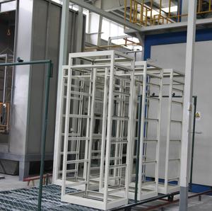 Edp Pulver/Nasslackier system Auto Stoßstange Produktions linie automatische Förder kette Roboter Lackier spray Nano Vorbehandlung anlage