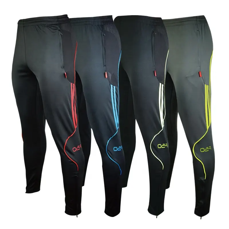 Pantalones deportivos multicolores para hombre, pantalón de entrenamiento de fútbol personalizado, de poliéster, barato