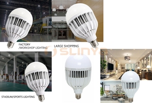 フィン付きSLINYALED電球ランプヒートシンクE27LEDスポットライトテーブルランプライト - Product Image 5